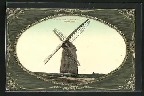 AK Birkenhead, The Windmill, Bidston Hill, Windmühle