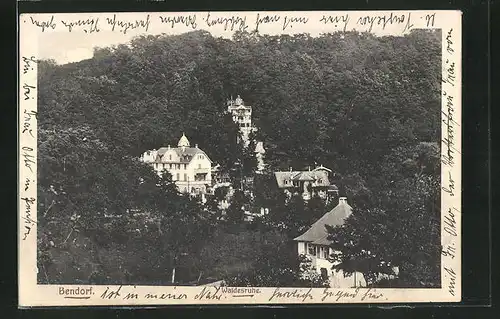 AK Bendorf, Villenkolonie Waldesruhe
