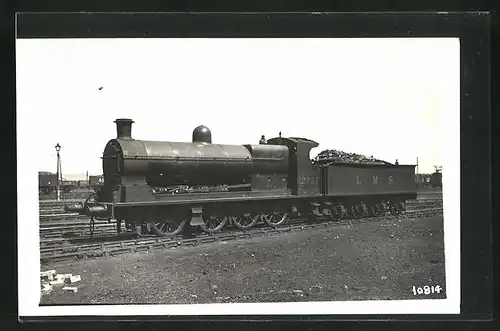 Foto-AK Lokomotive, LMS, 12727, mit vollem Kohlentender, englische Eisenbahn