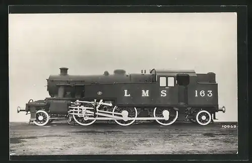 Foto-AK Lokomotive, LMS, 163, englische Eisenbahn