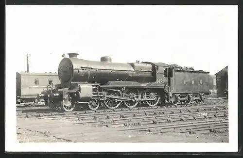 AK englische Eisenbahn No. 14759 der LMS auf den Gleisen