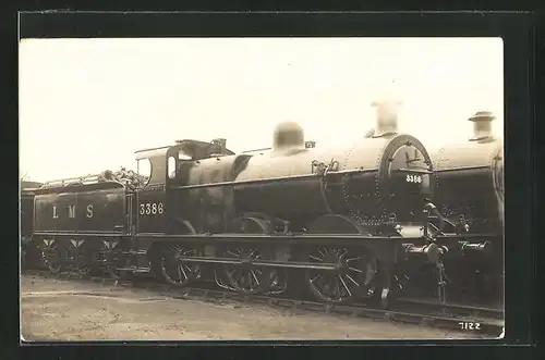 AK englische Eisenbahn der LMS no. 3386