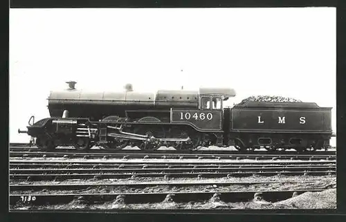 Foto-AK englische Eisenbahn der LMS no. 10460