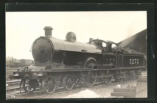 Foto-AK Englische Eisenbahn, Lokomotive Nr. 5273, LMS