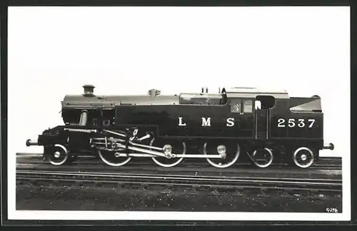 Foto-AK Englische Eisenbahn, Lokomotive Nr. 2537, LMS
