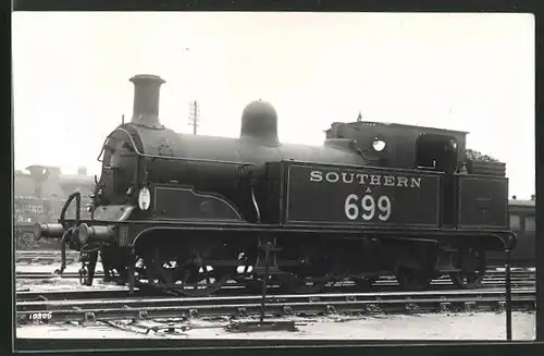 Foto-AK Englische Eisenbahn, Lokomotive Nr. 699, Southern