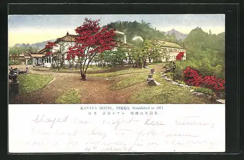AK Nikko, Kanaya Hotel, Established in 1871