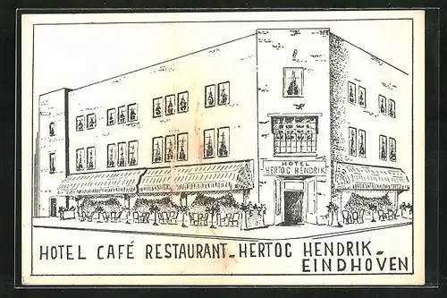 AK Eindhoven, Hotel Cafe Restaurant-Hertoc Hendrik-Eindhoven