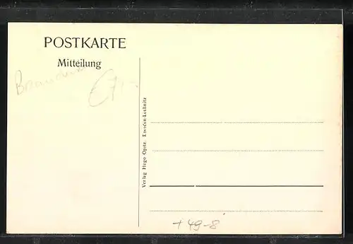 AK Zschornegosda, Mahlmühle u. Mühlenbaugeschäft von Herm. Hofmann, Mühlenstr. 73