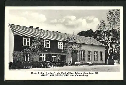 AK Neuendorf, Gasthof Zur Erholung