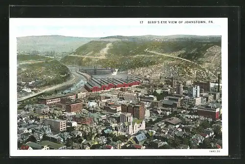 AK Johnstown, PA, Bird`s-Eye View