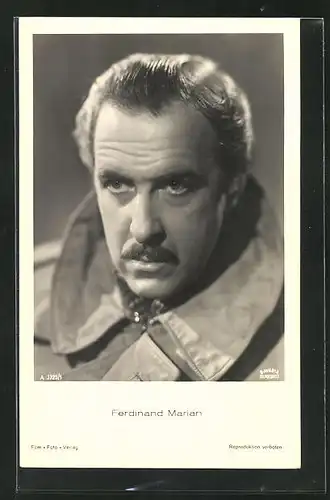 AK Schauspieler Ferdinand Marian im Portrait