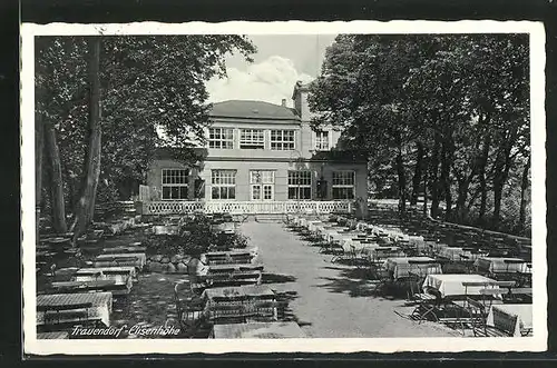 AK Frauendorf, Gasthaus Elisenhöhe, Garten