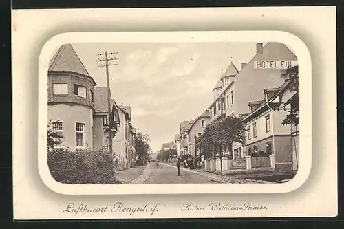 AK Rengsdorf, Blick in die Kaiser Wilhelm-Strasse