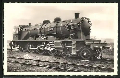 AK Französische Eisenbahn-Lokomotive No. 231-716, Etat