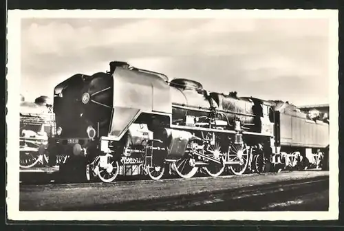 AK Französische Eisenbahn-Lokomotive No. 231 C 50, S.N.C.F.
