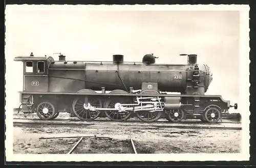 AK Französische Eisenbahn-Lokomotive No. 4501 der P.O.