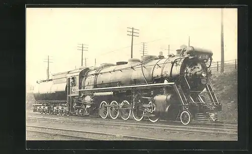 AK Kanadische Eisenbahn-Lokomotive Machine No. 4100