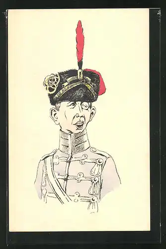 AK Soldat in Uniform 1.Weltkrieg