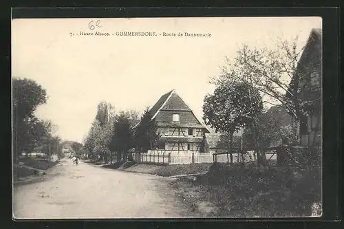 AK Gommersdorf, Route de Dannemarie