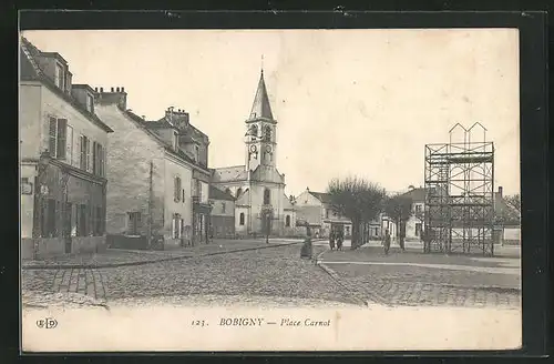 AK Bobigny, Place Carnot et l`Eglise