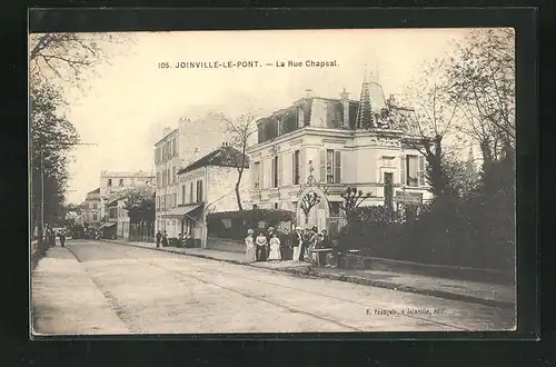 AK Joinville-Le-Pont, La Rue Chapsal