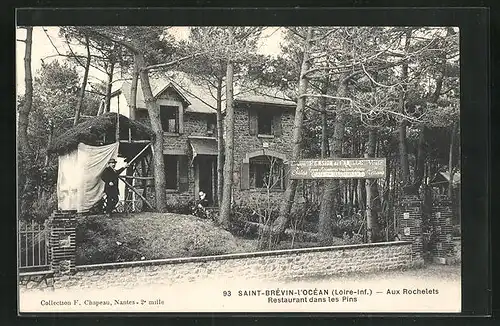 AK Saint-Brevin-l`Ocean, Aux Rochelets, Restaurant dans les Pins