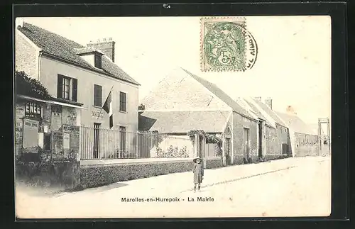 AK Marolles-en-Hurepoix, La Mairie