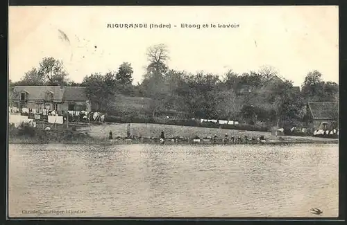 AK Aigurande, Etang et le Lavoir