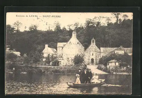 AK Saint Pierre, Teilansicht des Ortes