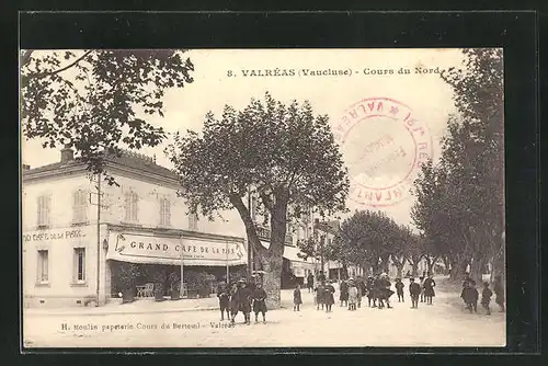 AK Valreas, Grand Cafe de la Paix, Cours du Nord