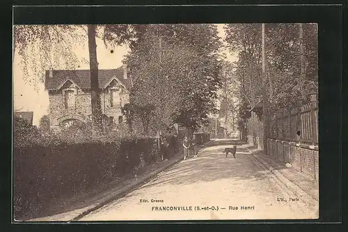 AK Franconville, Rue Henri