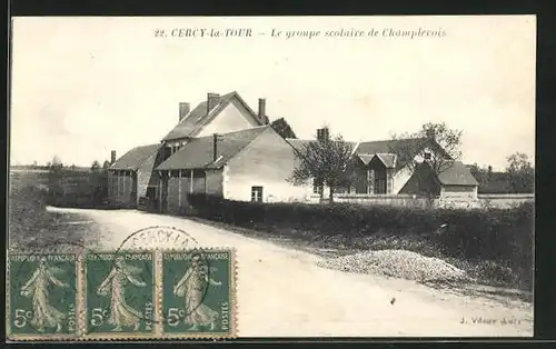 AK Cercy-la-Tour, Le groupe scolaire de Champlerois