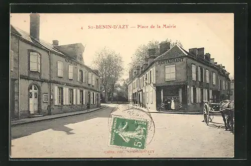 AK St-Benin-D'Azy, Place de la Mairie