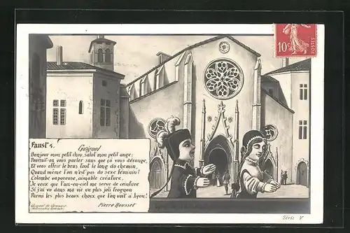 AK Lyon, Eglise de Cordeliers, Faust 4, Puppentheater, Guignol