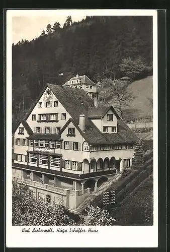 AK Bad Liebenzell, Hotel Hugo Schäffer Haus