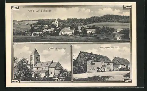 AK Birnbach, Gastwirtschaft Erdnüss, Kirche