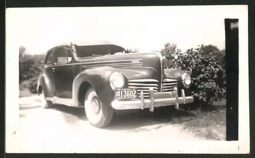 Fotografie Auto Studebaker, US-Car, Limousine mit Kfz-Kennzeichen: Wisconsin 1947