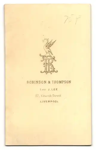 Fotografie Roninson & Thompson, Liverpool, Portrait betagter Herr mit Bart