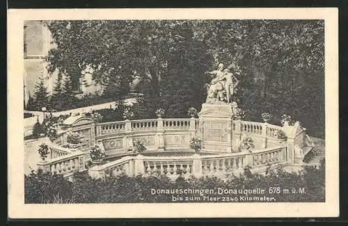 AK Donaueschingen, Donauquelle