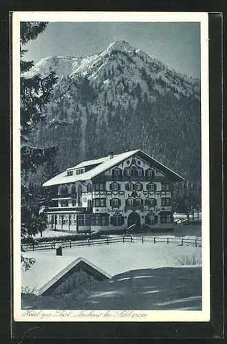 AK Neuhaus / Schliersee, Hotel zur Post