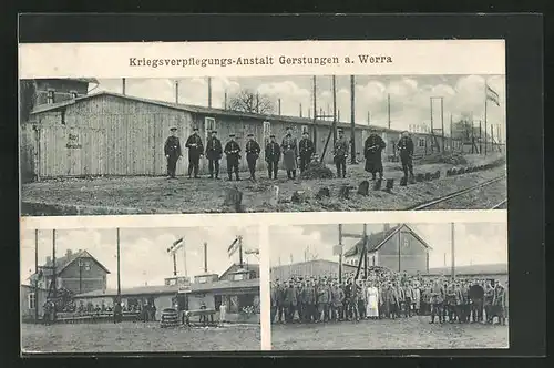 AK Gerstungen / Werra, Kriegsverpflegungsanstalt