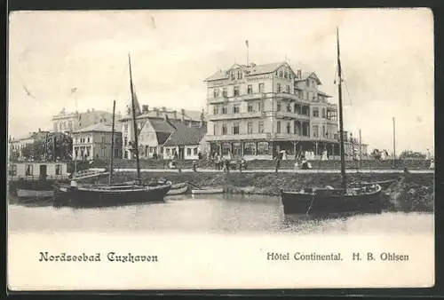 AK Cuxhaven, Hotel Continental H. B. Ohlsen
