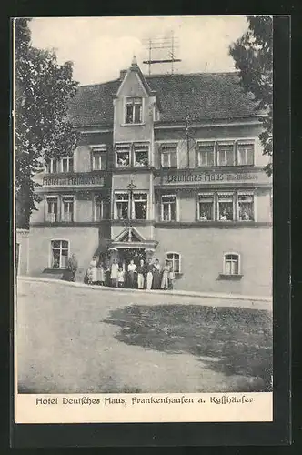 AK Frankenhausen a. Kyffhäuser, Hotel Deutsches Haus