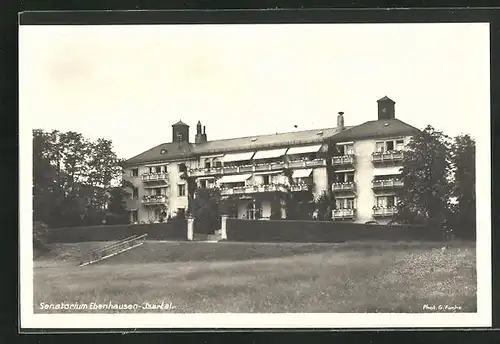 AK Ebenhausen, Ansicht vom Sanatorium