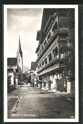 AK Oberstdorf, Hotel Löwen