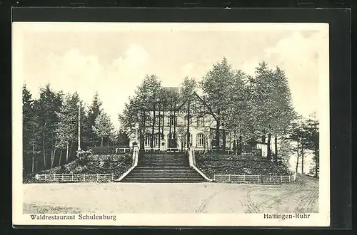 AK Hattingen a. d. Ruhr, Waldrestaurant Schulenburg