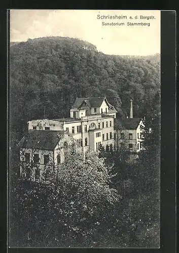 AK Schriesheim a. d. Bergstrasse, Sanatorium Stammberg