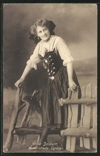 AK Anna Balduin, humoristische Tyrolien