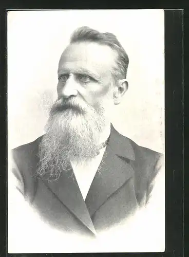AK Hildburghausen, Portrait Gemeinderats-Vorsitzender A. von Lösecke zur Jubelfeier 1905
